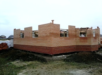 Строительство кирпичного дома п. Шилыбаш